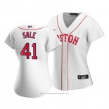 Maglia Baseball Donna Boston Red Sox Chris Sale 2021 Replica Bianco