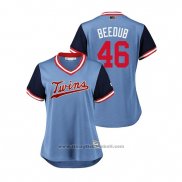 Maglia Baseball Donna Minnesota Twins Bobby Wilson 2018 LLWS Players Weekend Beedub Blu