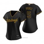 Maglia Baseball Donna Pittsburgh Pirates Michael Perez Alternato Replica Nero