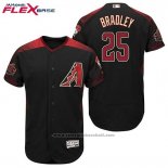 Maglia Baseball Uomo Arizona Diamondbacks 25 Archie Bradley Nero Rosso Alternato Flex Base