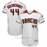Maglia Baseball Uomo Arizona Diamondbacks 44 Paul Goldschmidt Bianco Autentico Collection