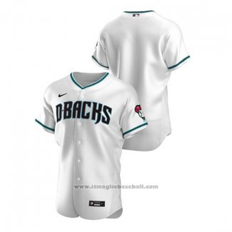 Maglia Baseball Uomo Arizona Diamondbacks Autentico Alternato Bianco Verde