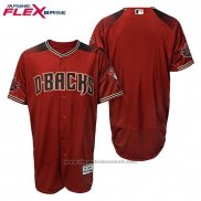 Maglia Baseball Uomo Arizona Diamondbacks Rosso Nero Alternato Flex Base