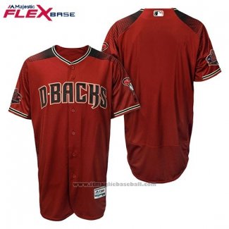 Maglia Baseball Uomo Arizona Diamondbacks Rosso Nero Alternato Flex Base