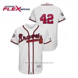 Maglia Baseball Uomo Atlanta Braves 2019 Jackie Robinson Day Flex Base Bianco