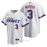 Maglia Baseball Uomo Atlanta Braves Dale Murphy Replica 2021 City Connect Bianco