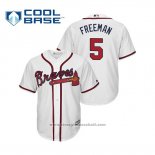 Maglia Baseball Uomo Atlanta Braves Freddie Freeman Cool Base Home 2019 Bianco