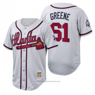 Maglia Baseball Uomo Atlanta Braves Shane Greene Cooperstown Collection Autentico Bianco