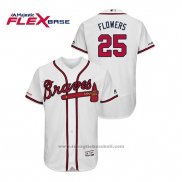 Maglia Baseball Uomo Atlanta Braves Tyler Flowers Flex Base Bianco