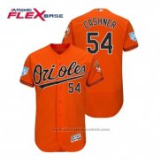 Maglia Baseball Uomo Baltimore Orioles Andrew Cashner Flex Base Allenamento Primaverile 2019 Arancione