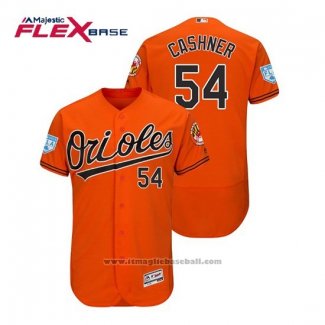 Maglia Baseball Uomo Baltimore Orioles Andrew Cashner Flex Base Allenamento Primaverile 2019 Arancione