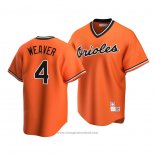 Maglia Baseball Uomo Baltimore Orioles Earl Weaver Cooperstown Collection Alternato Arancione