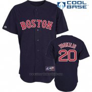 Maglia Baseball Uomo Boston Red Sox 20 Jimmy Rollins Blu Cool Base Giocatore