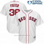 Maglia Baseball Uomo Boston Red Sox 38 Doug Fister Bianco Home Cool Base