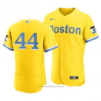 Maglia Baseball Uomo Boston Red Sox Brandon Workman 2021 City Connect Autentico Or