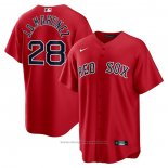 Maglia Baseball Uomo Boston Red Sox J.d. Martinez Alternato Replica Rosso