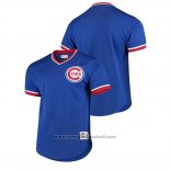 Maglia Baseball Uomo Chicago Cubs Cooperstown Collection Mesh Primary Logo Blu