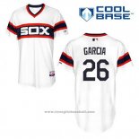 Maglia Baseball Uomo Chicago White Sox 26 Avisail Garcia Bianco Alternato Cool Base