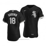 Maglia Baseball Uomo Chicago White Sox Brian Goodwin Autentico Alternato Nero