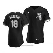 Maglia Baseball Uomo Chicago White Sox Brian Goodwin Autentico Alternato Nero