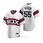 Maglia Baseball Uomo Chicago White Sox Carlos Rodon Cooperstown Collection Primera Bianco