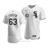 Maglia Baseball Uomo Chicago White Sox Matt Foster Autentico Primera Bianco