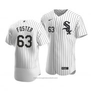 Maglia Baseball Uomo Chicago White Sox Matt Foster Autentico Primera Bianco