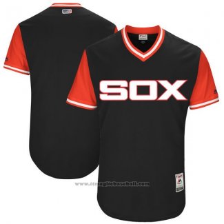 Maglia Baseball Uomo Chicago White Sox Players Weekend 2017 Personalizzate Nero