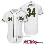 Maglia Baseball Uomo Cincinnati Reds 34 Homer Bailey 2018 Alternato Autentico Flex Base