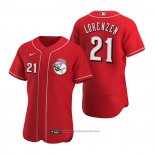 Maglia Baseball Uomo Cincinnati Reds Michael Lorenzen Autentico 2020 Alternato Rosso