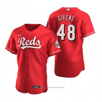 Maglia Baseball Uomo Cincinnati Reds Mychal Givens Autentico Alternato Rosso