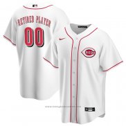 Maglia Baseball Uomo Cincinnati Reds Primera Pick-A-player Retired Roster Replica Bianco