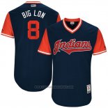 Maglia Baseball Uomo Cleveland Indians 2017 Little League World Series Lonnie Chisenhall Blu