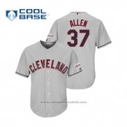 Maglia Baseball Uomo Cleveland Indians Cody Allen 2019 All Star Patch Cool Base Grigio