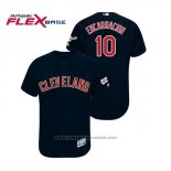 Maglia Baseball Uomo Cleveland Indians Edwin Encarnacion 2019 All Star Patch Flex Base Blu