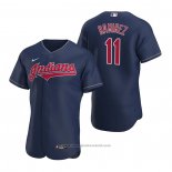 Maglia Baseball Uomo Cleveland Indians Jose Ramirez Autentico Alternato 2020 Blu