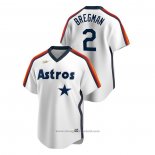 Maglia Baseball Uomo Houston Astros Alex Bregman Cooperstown Collection Home Bianco