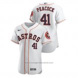 Maglia Baseball Uomo Houston Astros Brad Peacock Autentico Bianco