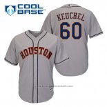 Maglia Baseball Uomo Houston Astros Dallas Keuchel 60 Grigio Cool Base