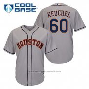 Maglia Baseball Uomo Houston Astros Dallas Keuchel 60 Grigio Cool Base