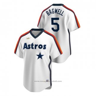 Maglia Baseball Uomo Houston Astros Jeff Bagwell Cooperstown Collection Home Bianco