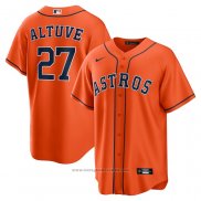 Maglia Baseball Uomo Houston Astros Jose Abreu Alternato Replica Arancione