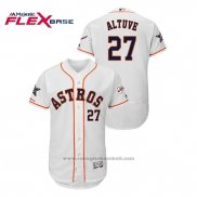 Maglia Baseball Uomo Houston Astros Jose Altuve 2019 All Star Flex Base Bianco