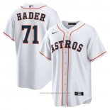 Maglia Baseball Uomo Houston Astros Josh Hader Home Replica Bianco