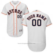 Maglia Baseball Uomo Houston Astros Personalizzate Bianco