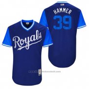 Maglia Baseball Uomo Kansas City Royals 2017 Little League World Series Jason Hammel Blu