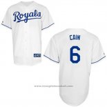 Maglia Baseball Uomo Kansas City Royals 6 Lorenzo Cain Autentico