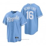 Maglia Baseball Uomo Kansas City Royals Andrew Benintendi Replica Alternato Blu