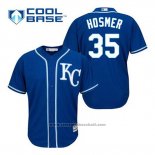 Maglia Baseball Uomo Kansas City Royals Eric Hosmer 35 Blu Alternato Cool Base
