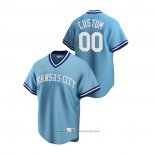 Maglia Baseball Uomo Kansas City Royals Personalizzate Cooperstown Collection Road Blu